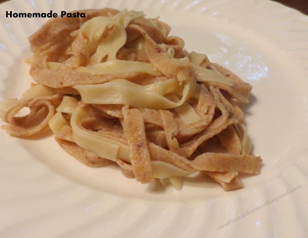 Make your own Whole Wheat Pasta