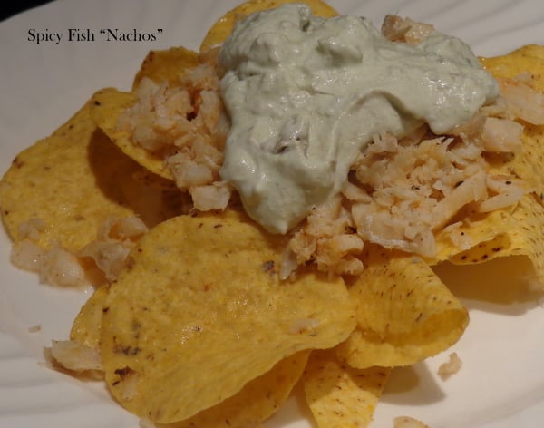 Spicy Fish Nachos make a nice and light summer dinner but still pack a punch of flavor