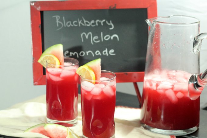 Blackberry Melon Lemonade Recipe 