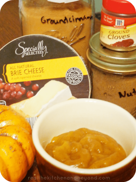 Rich and creamy Pumpkin Brie. Use as a topping, a filling, or dip. #fallrecipe #pumpkin #dessert