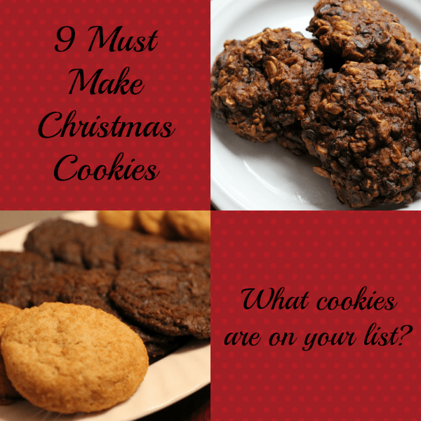 9 must make christmas cookies #pinterestfoodie