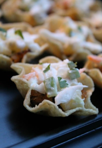 Spicy Fish Taco Cups