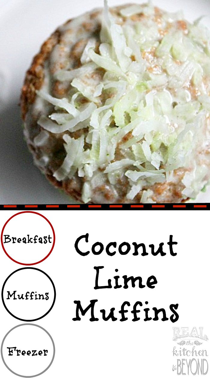 Coconut Lime Muffins | www.realthekitchenandbeyond.com