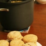 Whole Wheat Cheddar Biscuits and Chicken Soup