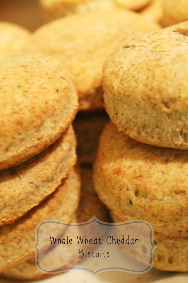 Whole Wheat Cheddar Biscuits