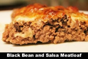 Black Bean and Salsa Meatloaf