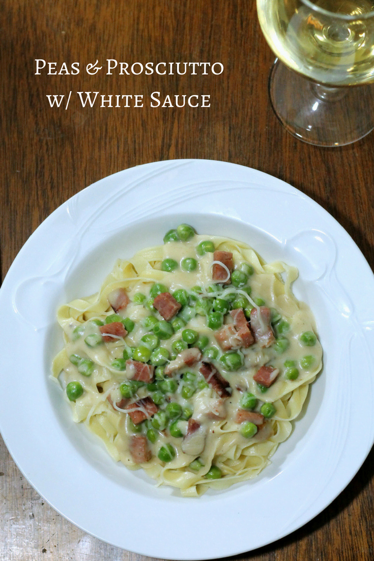 Peas & Prosciutto with White Sauce Recipe 2
