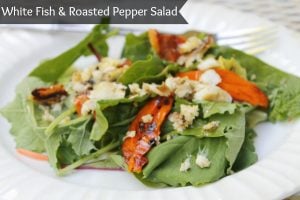 White Fish Roasted Pepper Salad