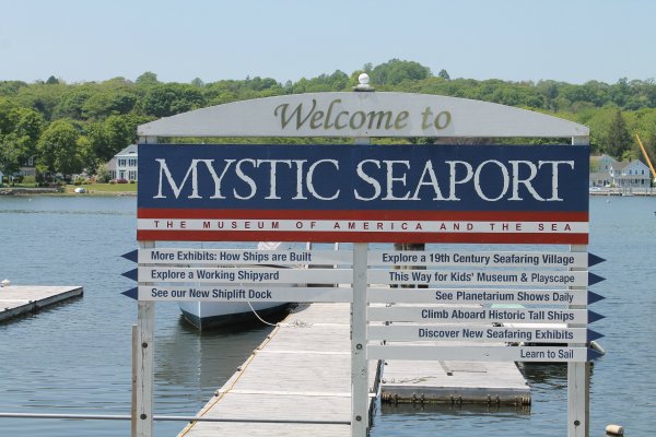 mystic seaport sign