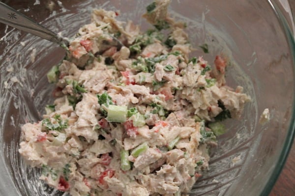 Strawberry Kale Chicken Salad