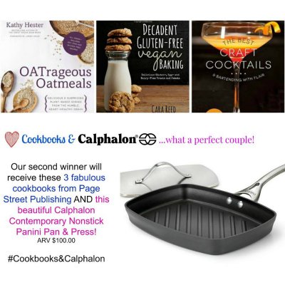Calphalon and Cookbook second prize images