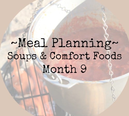 meal planning soup and comfort food recipes