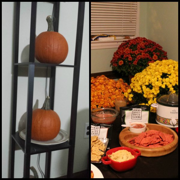 fall party decor ideas with #craftingbetterchips at www.realthekitchenandbeyond.com