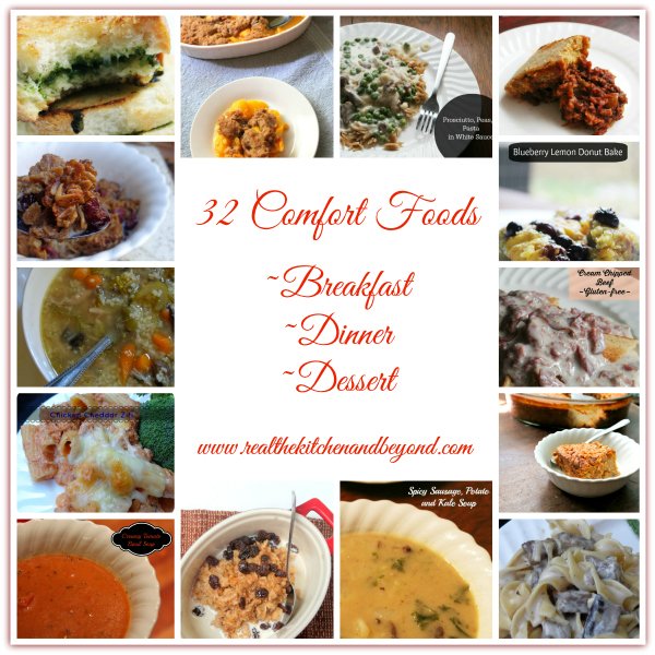 32 comfort food recipes | www.realthekitchenandbeyond.com
