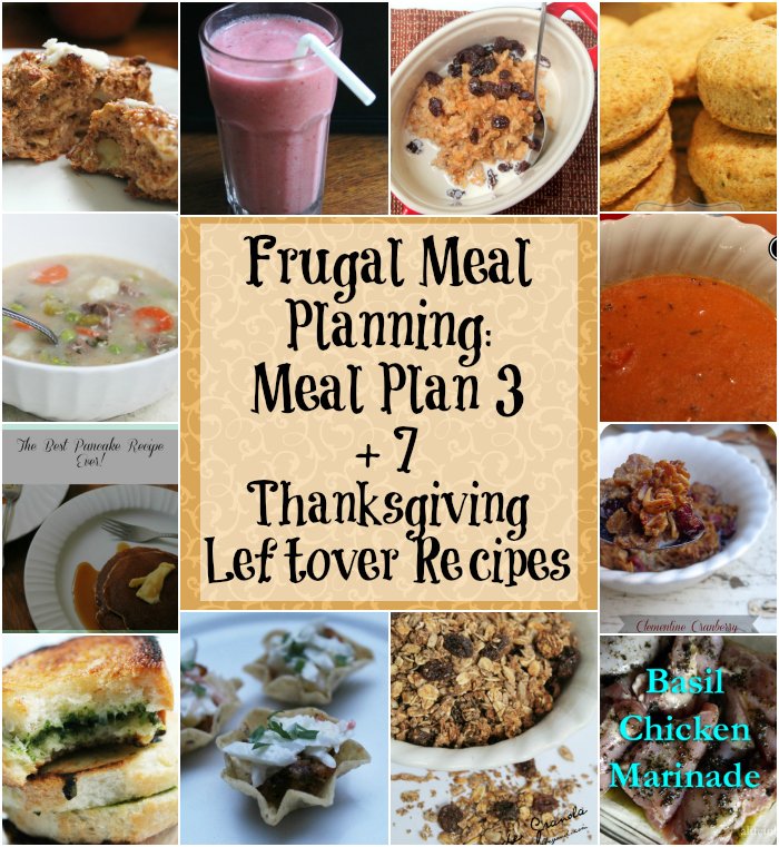 Frugal Meal Planning: Plan 3