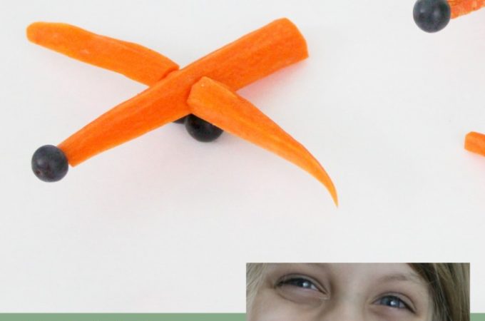 Fun with food fruit and veggie planes tutorial | www.realthekitchenandbeyond.com