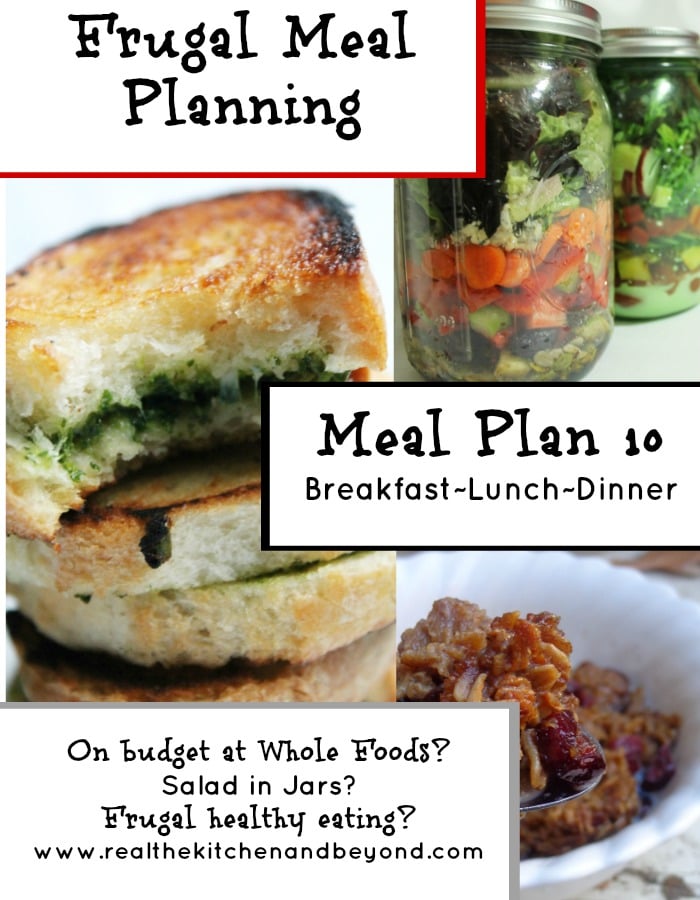 Frugal meal planning meal plan 10 | www.realthekitchenandbeyond.com