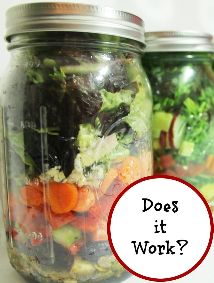 Does Salad in a Jar Work? | www.realthekitchenandbeyond.com