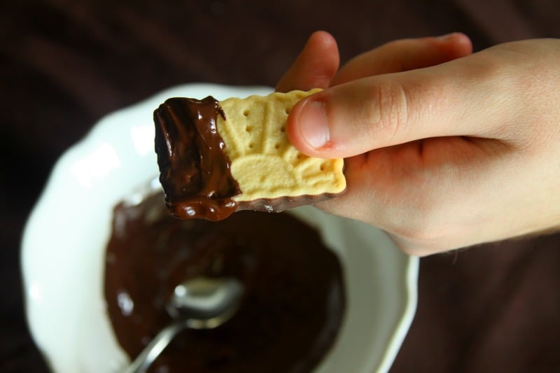 Easy Gluten Free Chocolate Dipped Cookies for Valentine's Day - Real: The Kitchen and Beyond