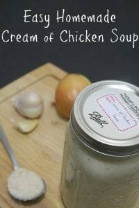 Easy Homemade Cream of Chicken Soup that is easy to make with just 7 ingredients - Real: The Kitchen and Beyond