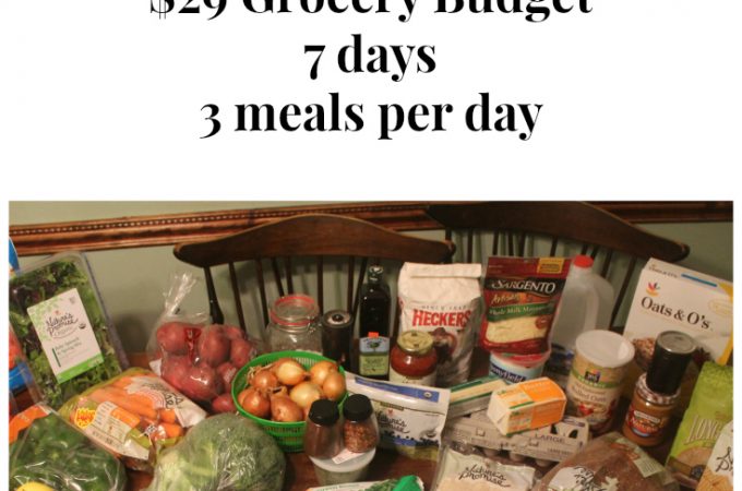 29 Dollar Grocery Budget Meal Plan 1 - Real: The Kitchen and Beyond