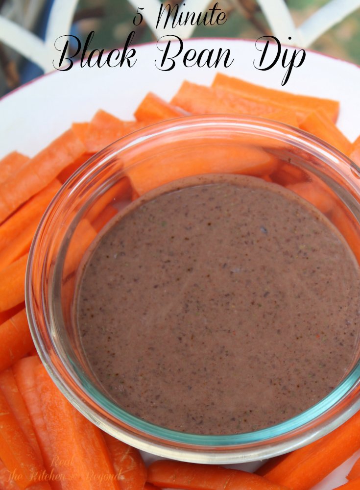 Easy Black Bean Recipes - 5 Minute Black Bean Dip - Real: The Kitchen and Beyond