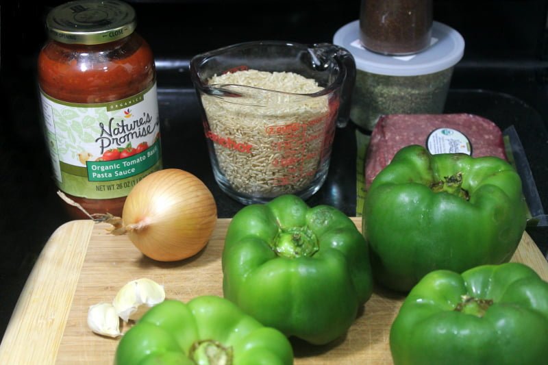 Easy Stuffed Pepper Recipe Ingredients - Real: The Kitchen and Beyond