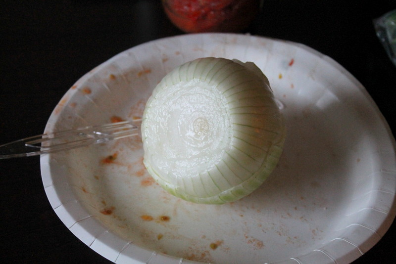Homemade Bruschetta Recipe Step 2 - Mince Onion