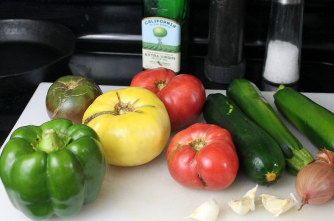Summer Veggie Bake Ingredients - Real: The Kitchen and Beyond