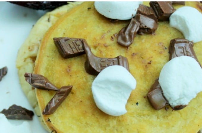 Camping Recipes - S'mores Pancake Recipe - Real: The Kitchen and Beyond