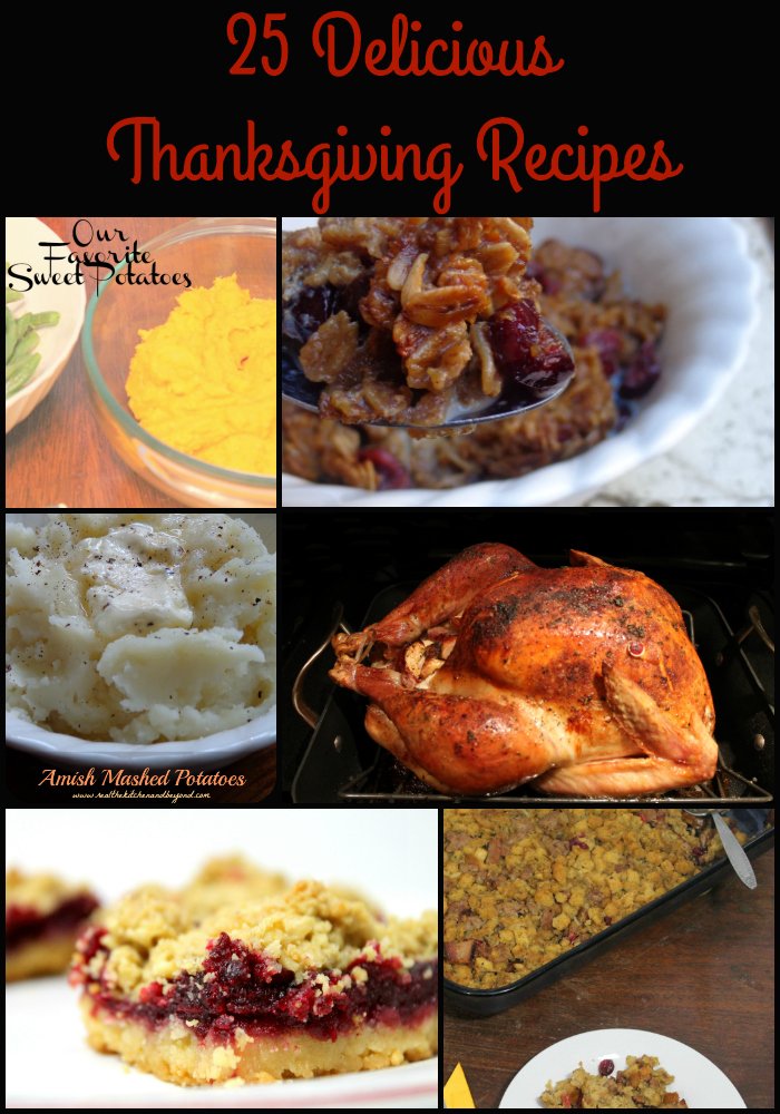 25 Delicious Thanksgiving Recipes to finish out your Thanksgiving table