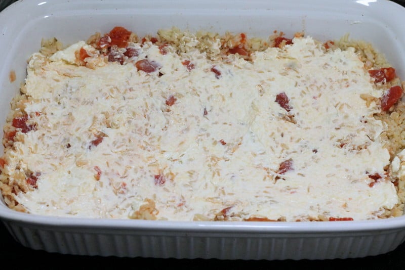 Mexican Beef and Rice Layered Casserole Cheese