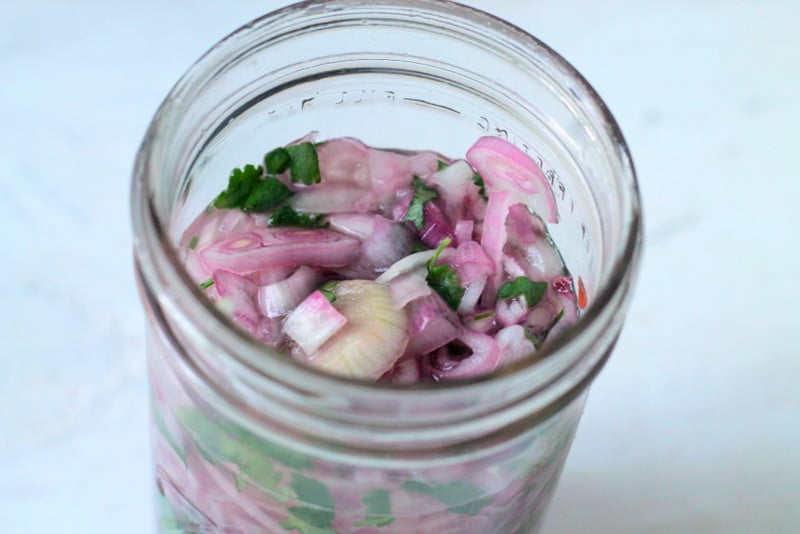 Cilantro Shallot Quick Pickle Recipe