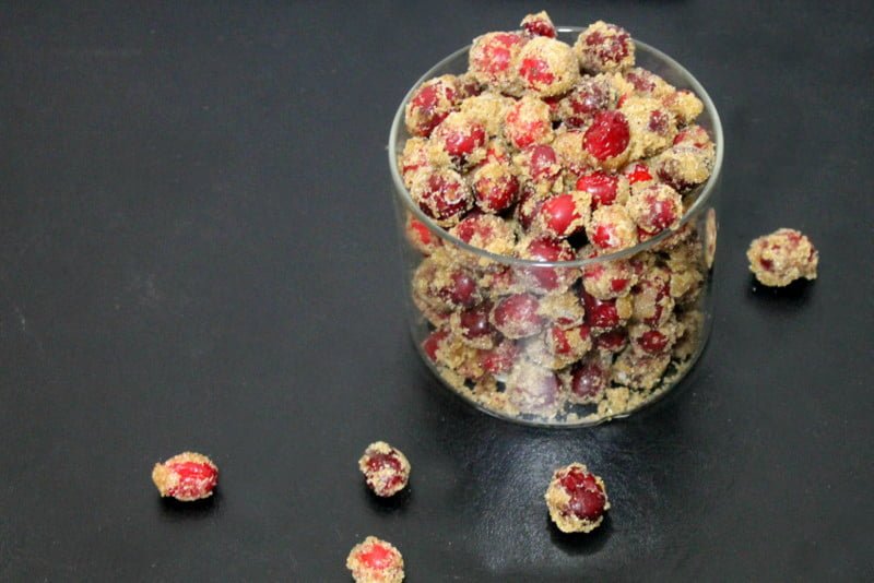 Maple Sugared Cranberries Recipe
