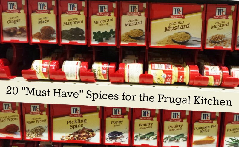 20 must have spices for every frugal kitchen