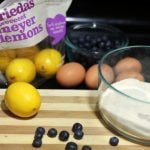 Meyer Lemon Blueberry Bars Ingredients