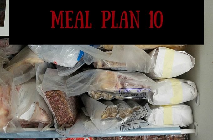 Operation: Eat Down the Freezer Meal Plan 10