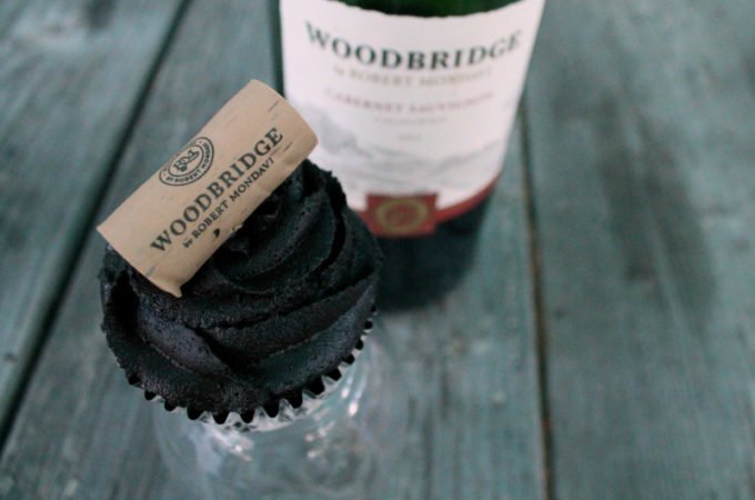 Death by Chocolate Cherry Cupcakes with Woodbridge by Robert Mondavi 2