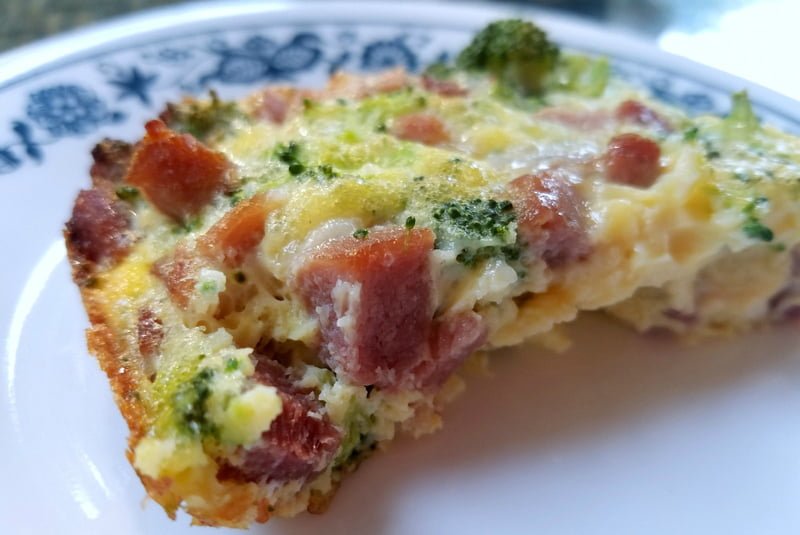 Ham and Broccoli Egg Bake