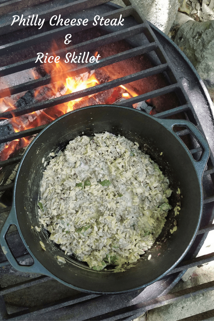 Philly Cheese Steak & Rice Skillet