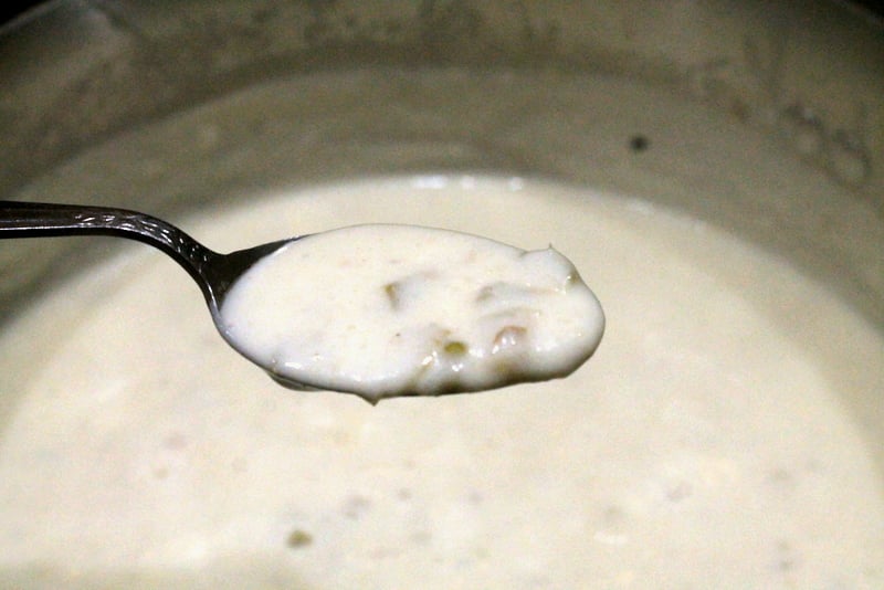 Homemade Condensed Cream of Celery Thickened
