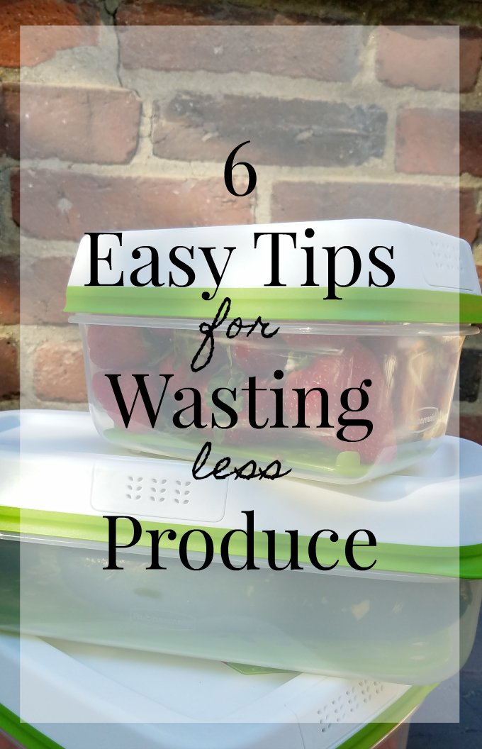 easy tips for wasting less produce